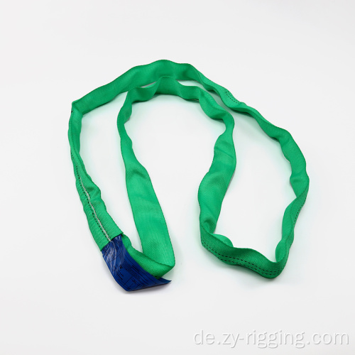 Großhandel 100% Polyester 2ton Green Round Sling